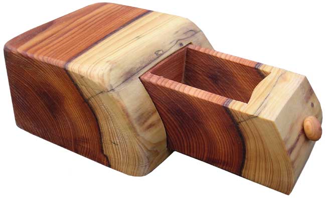 Yew Box - One Drawer