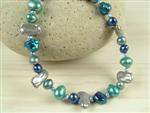 'Summer Skies' ~ Freshwater Pearl Necklace 'Summer Skies' ~ Freshwater Pearl Necklace
