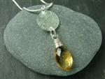 Citrine pendant necklace